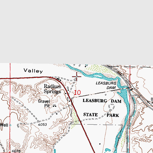Topographic Map of Rincon Valley, NM