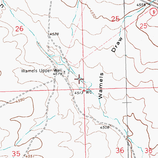 Topographic Map of Rock Hole Canyon, NM