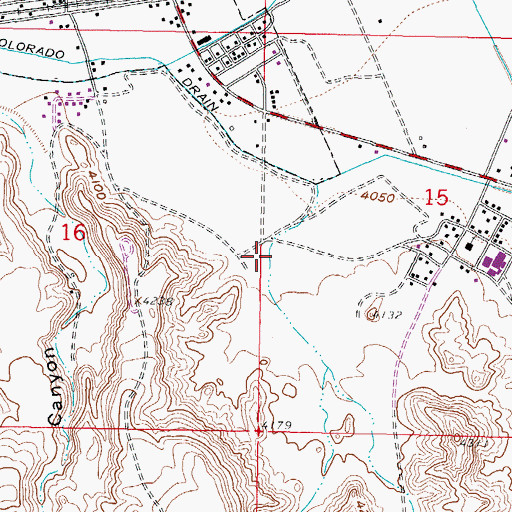 Topographic Map of Rodey Canyon, NM