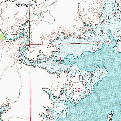 Topographic Map of Romero Draw, NM