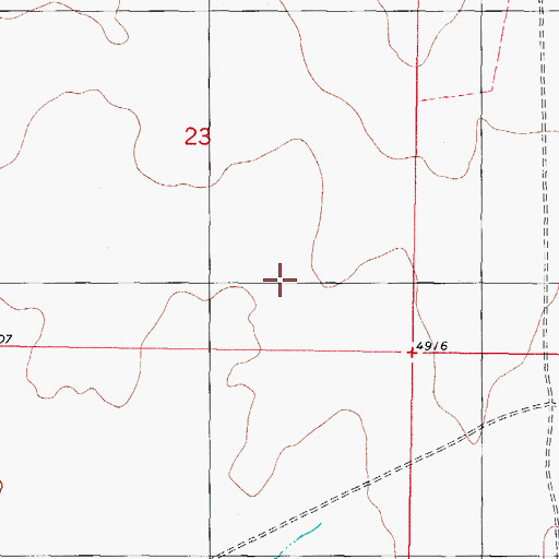 Topographic Map of Romero Well, NM