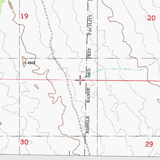 Topographic Map of Ropes Draw, NM