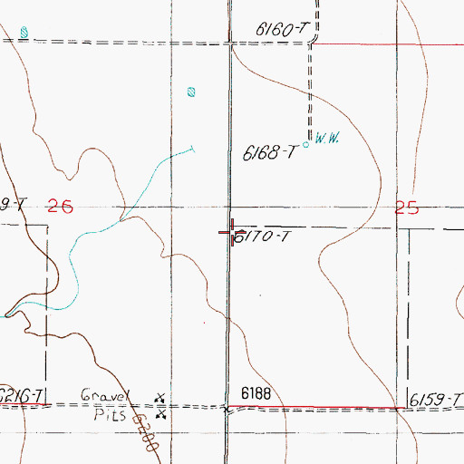 Topographic Map of Round Top Draw, NM