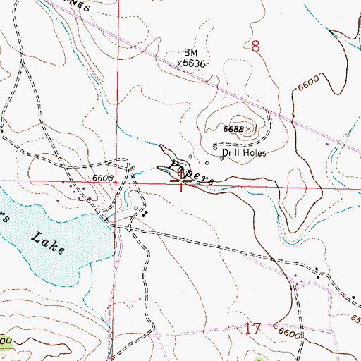 Topographic Map of Salazar Wash, NM