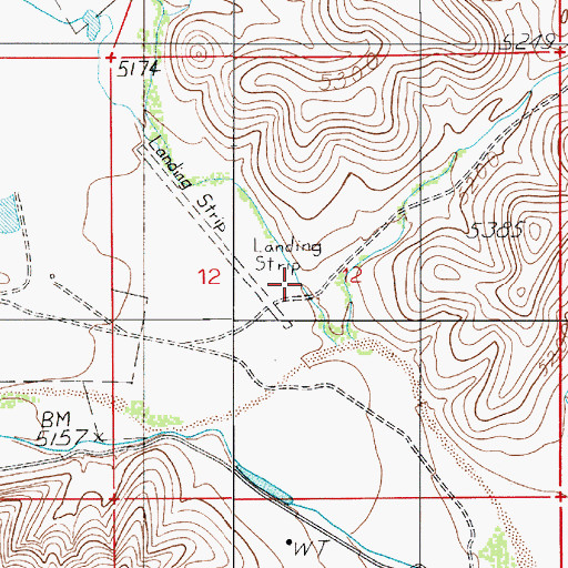 Topographic Map of Salt House Canyon, NM