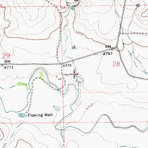 Topographic Map of San Lorenzo Canyon, NM