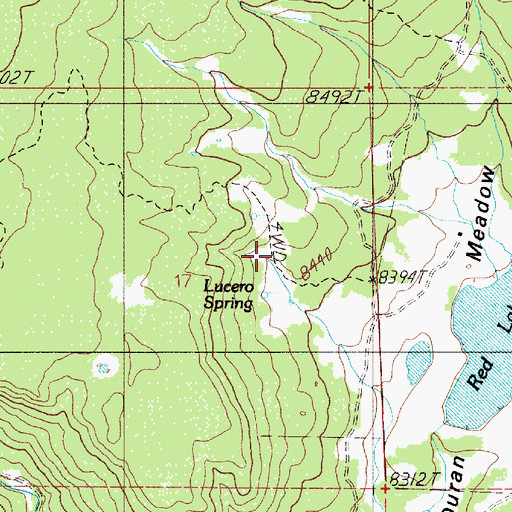 Topographic Map of Sawmill Camp, NM
