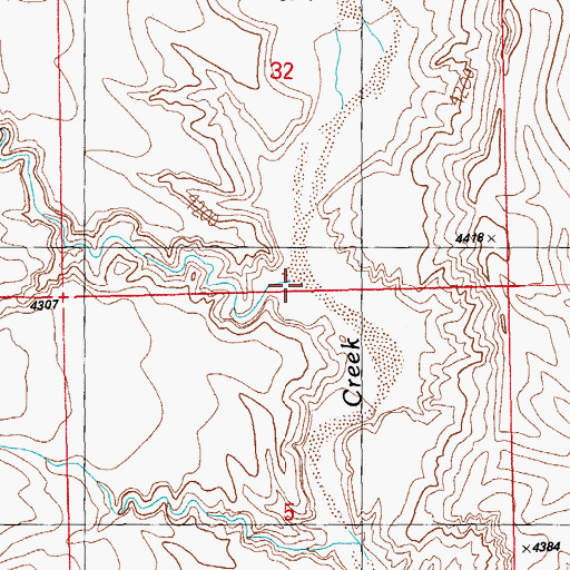 Topographic Map of Seep Spring Draw, NM