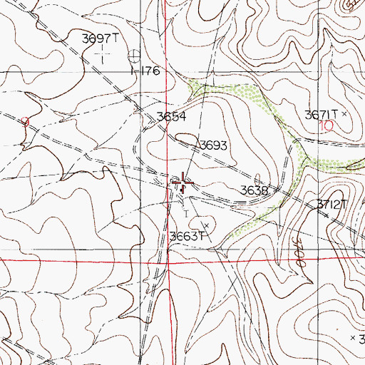 Topographic Map of Sheep Draw Well, NM