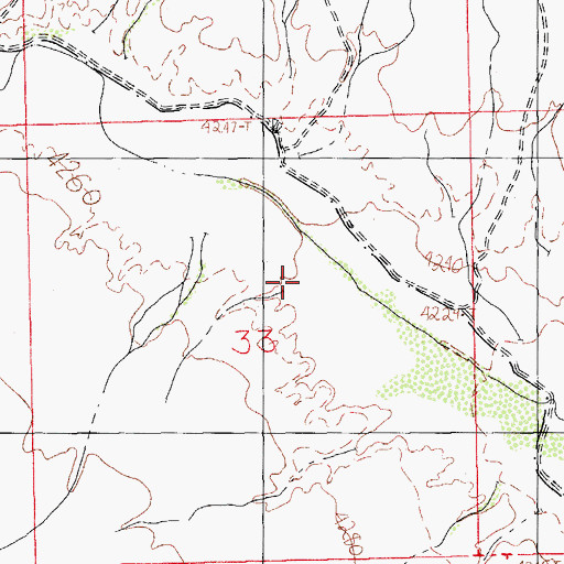 Topographic Map of Sheridan Canyon, NM