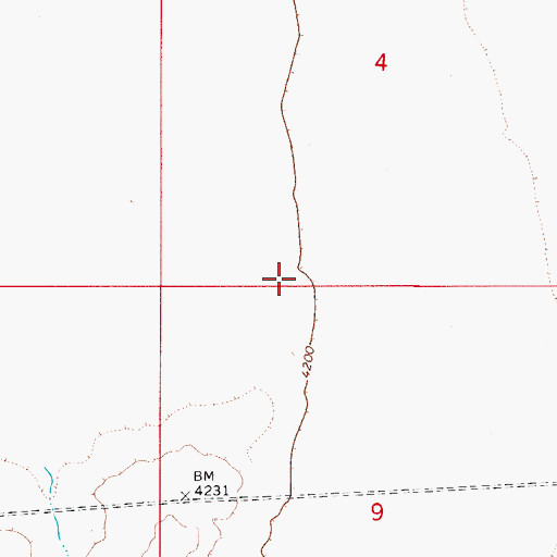 Topographic Map of Shiloh Draw, NM