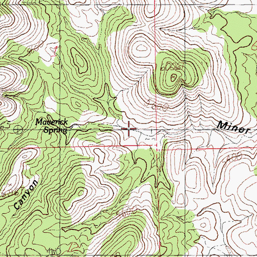 Topographic Map of Shorty Miller, NM