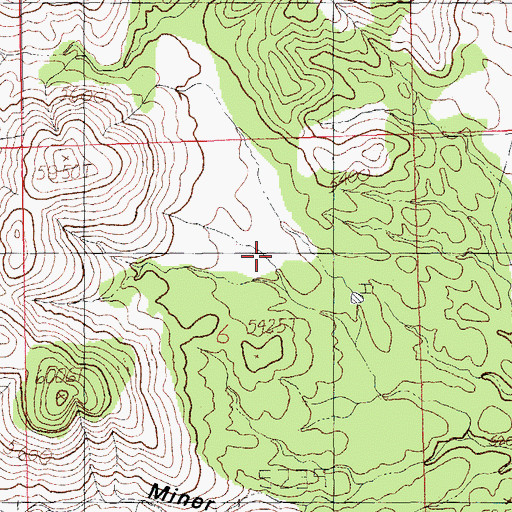 Topographic Map of Shorty Millers Lower Ranch, NM