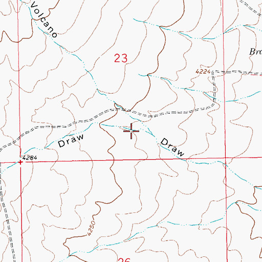 Topographic Map of Sixtysix Draw, NM
