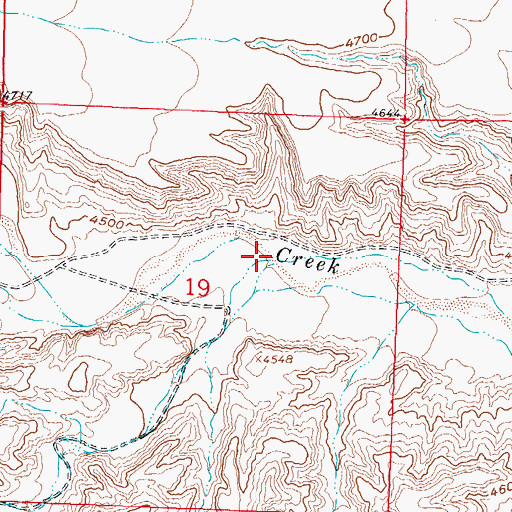 Topographic Map of Skute Stone Arroyo, NM