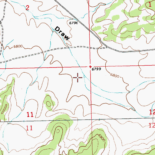 Topographic Map of Sonoreno Draw, NM