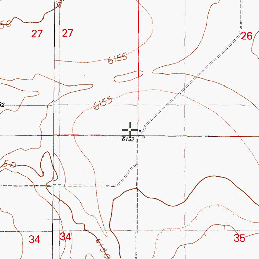 Topographic Map of Sorule Homestead, NM