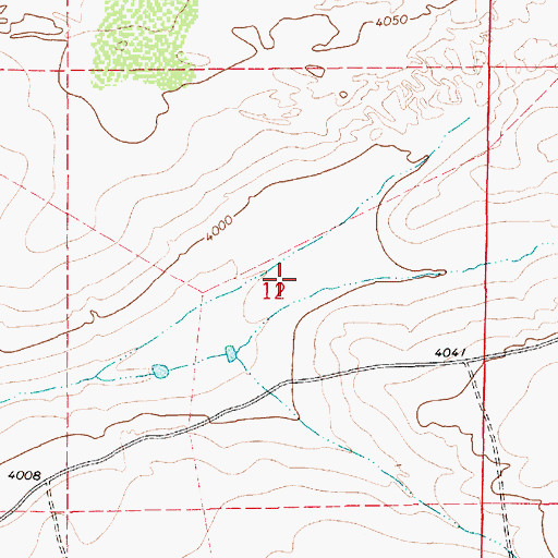 Topographic Map of South Fork White Draw, NM