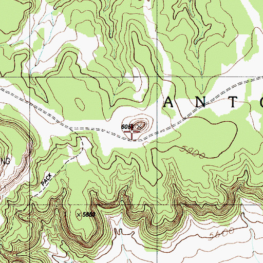 Topographic Map of South Mesa, NM
