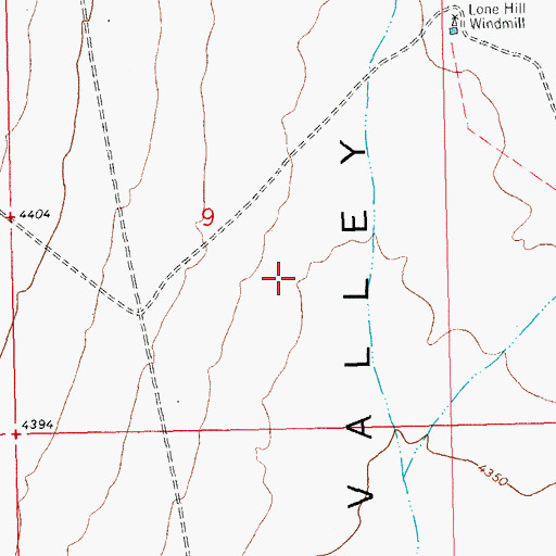 Topographic Map of South Pyramid Draw, NM