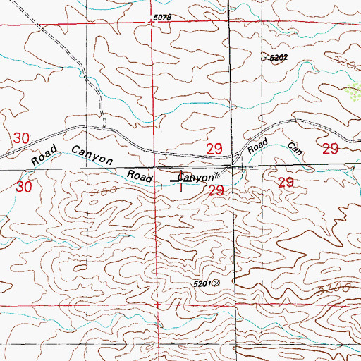 Topographic Map of Spencer Windmill, NM
