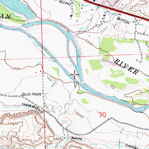 Topographic Map of Stewart Canyon, NM