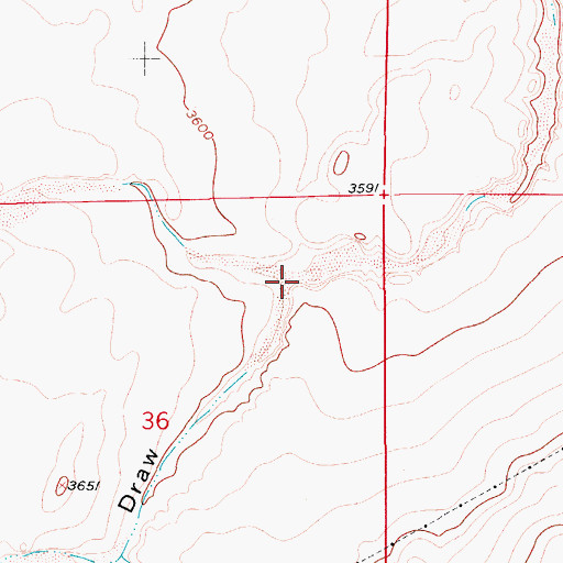 Topographic Map of Stinking Draw, NM