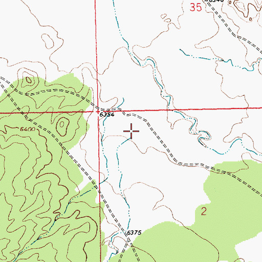 Topographic Map of Stinking Water Draw, NM