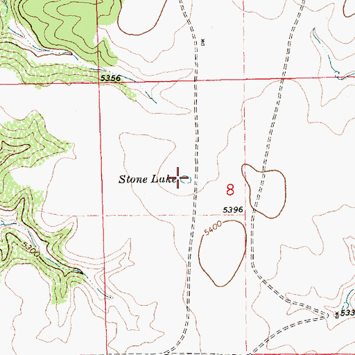 Topographic Map of Stone Lake, NM