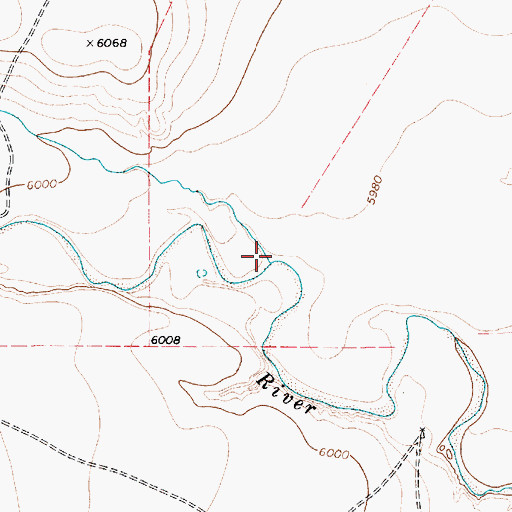 Topographic Map of Stubblefield Arroyo, NM