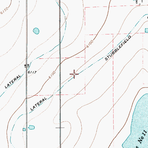 Topographic Map of Stubblefield Eagle Tail Lateral, NM