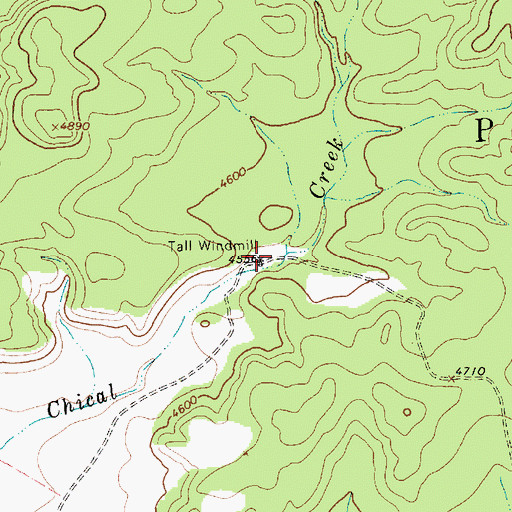 Topographic Map of Tall Windmill, NM