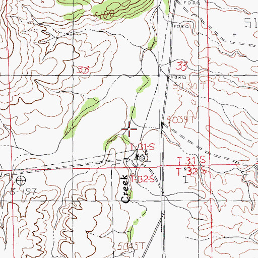 Topographic Map of Last Chance Draw, NM