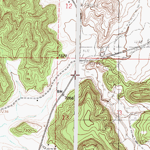 Topographic Map of Telephone Canyon, NM