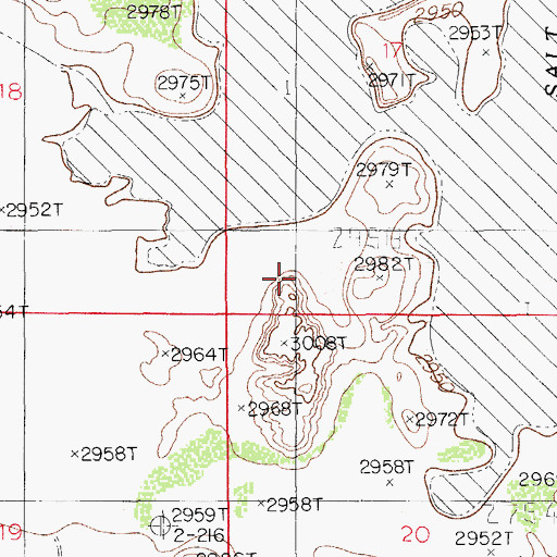 Topographic Map of Tempe Costa Church, NM