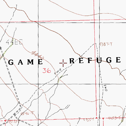 Topographic Map of Thompson Canyon, NM
