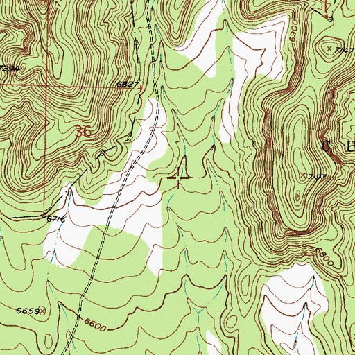 Topographic Map of Timber Canyon, NM
