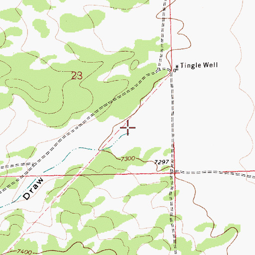 Topographic Map of Tingle Draw, NM