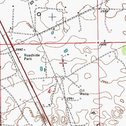 Topographic Map of Toboso Flats, NM