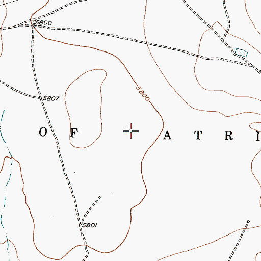 Topographic Map of Town of Atrisco Grant, NM