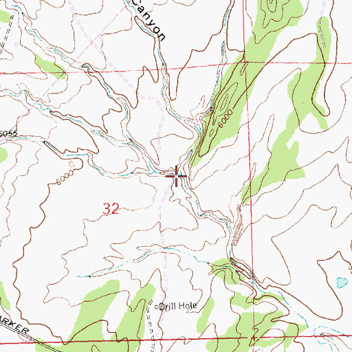 Topographic Map of Trail Canyon, NM