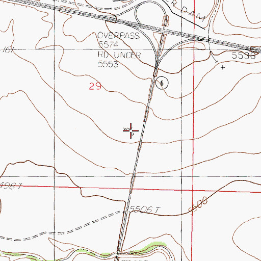 Topographic Map of Tranquilino Windmill, NM