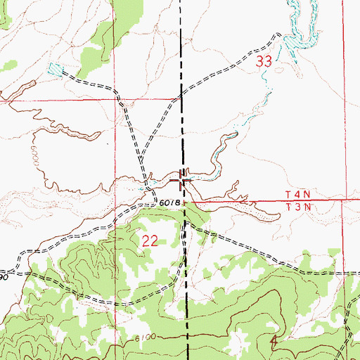Topographic Map of Twentytwo Draw, NM