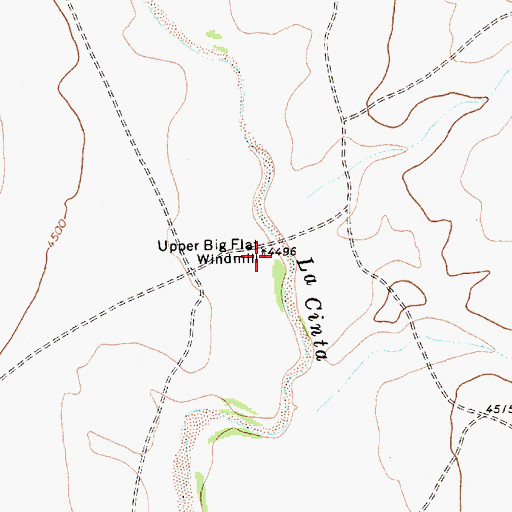 Topographic Map of Upper Big Flat Windmill, NM
