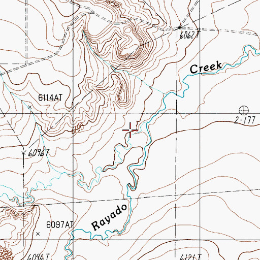 Topographic Map of Urraca Creek, NM