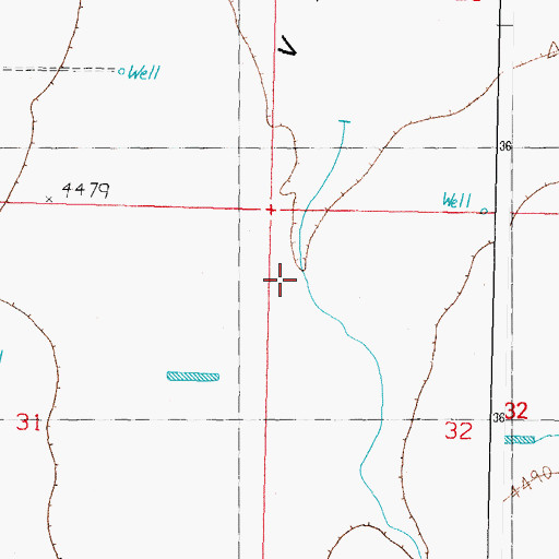 Topographic Map of Uvas Valley, NM