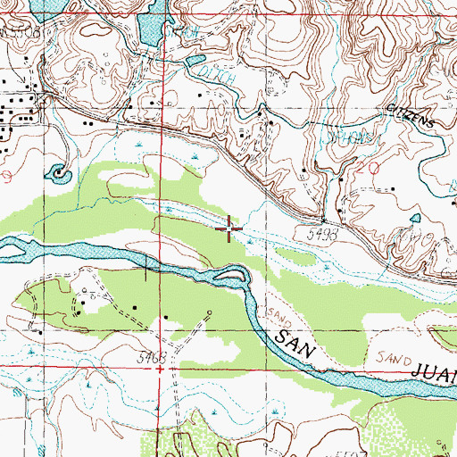 Topographic Map of Valdez Draw, NM