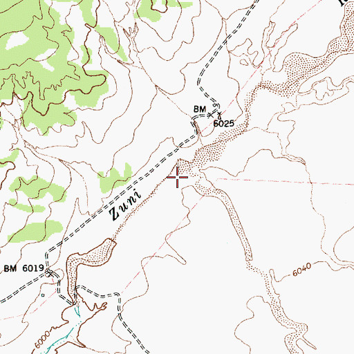 Topographic Map of Venadito Draw, NM