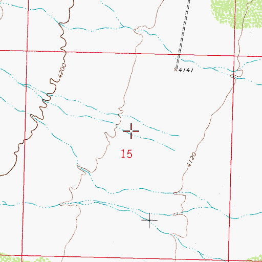 Topographic Map of Victorio Draw, NM
