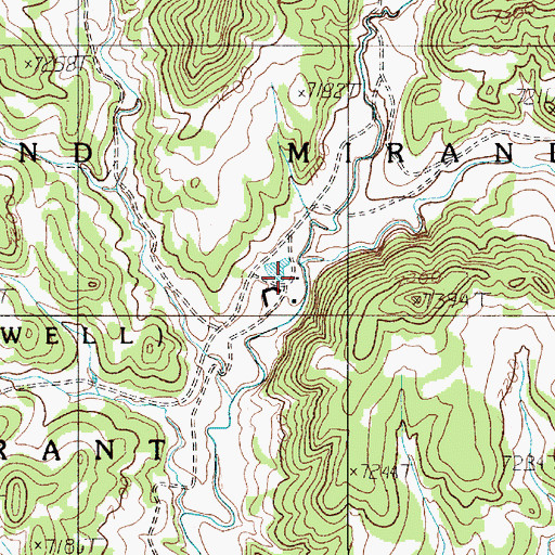 Topographic Map of W S Ranch Camp, NM